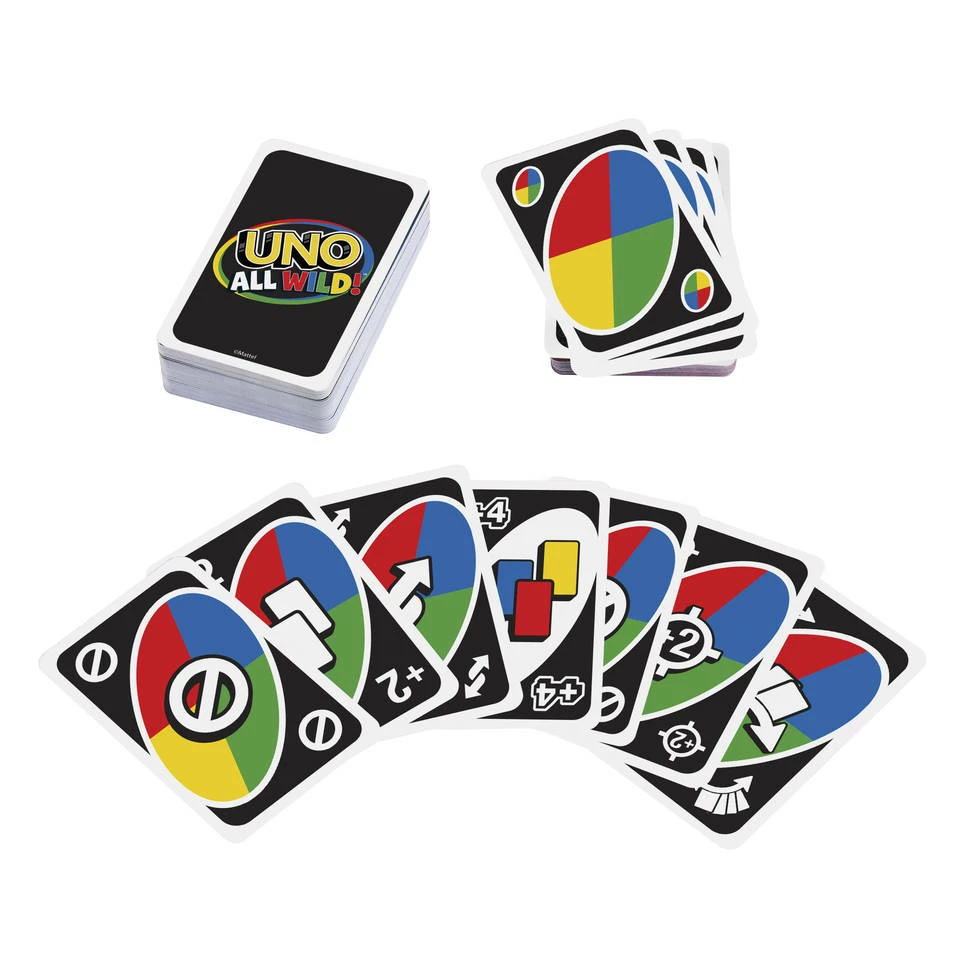 Mattel Games UNO All Wild 3 Mattel Games UNO All Wild - Afbeelding 3