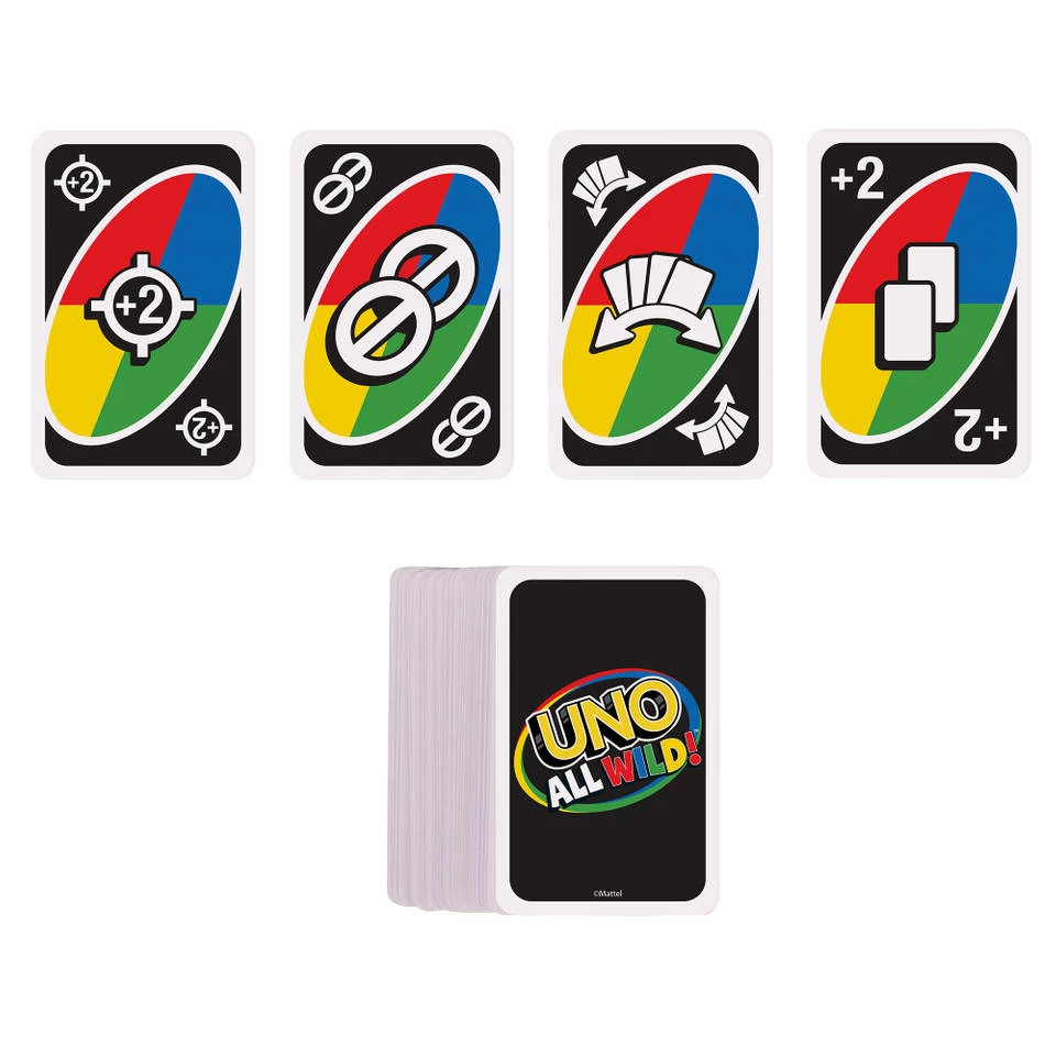 Mattel Games UNO All Wild 4 Mattel Games UNO All Wild - Afbeelding 4