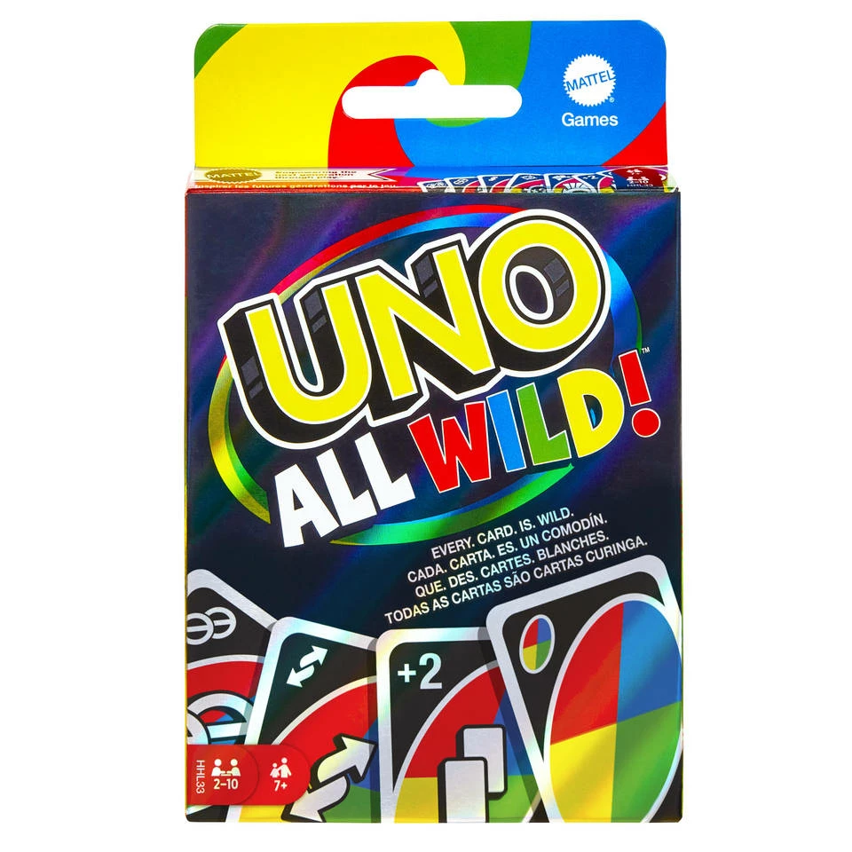 Mattel Games UNO All Wild 2 Mattel Games UNO All Wild - Afbeelding 2