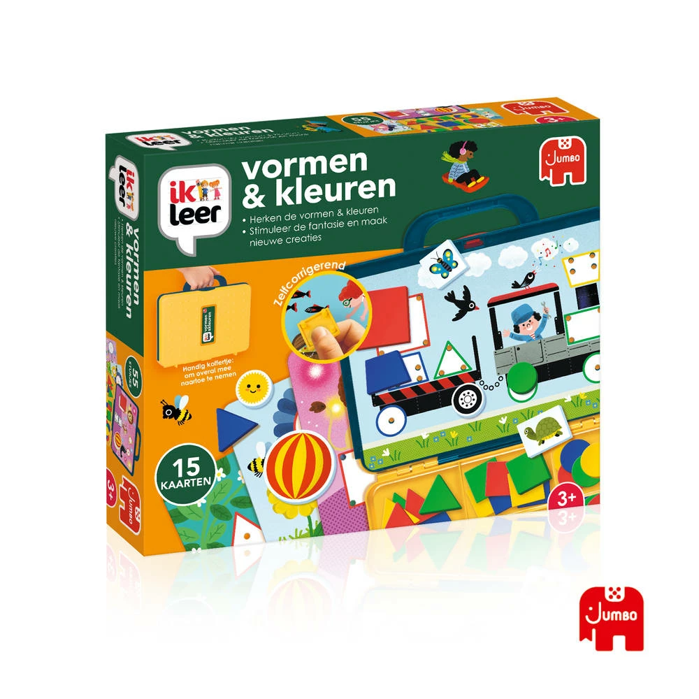 Jumbo Ik Leer Vormen En Kleuren Met 15 Opdrachtkaarten 2 Jumbo Ik Leer Vormen En Kleuren Met 15 Opdrachtkaarten - Afbeelding 2