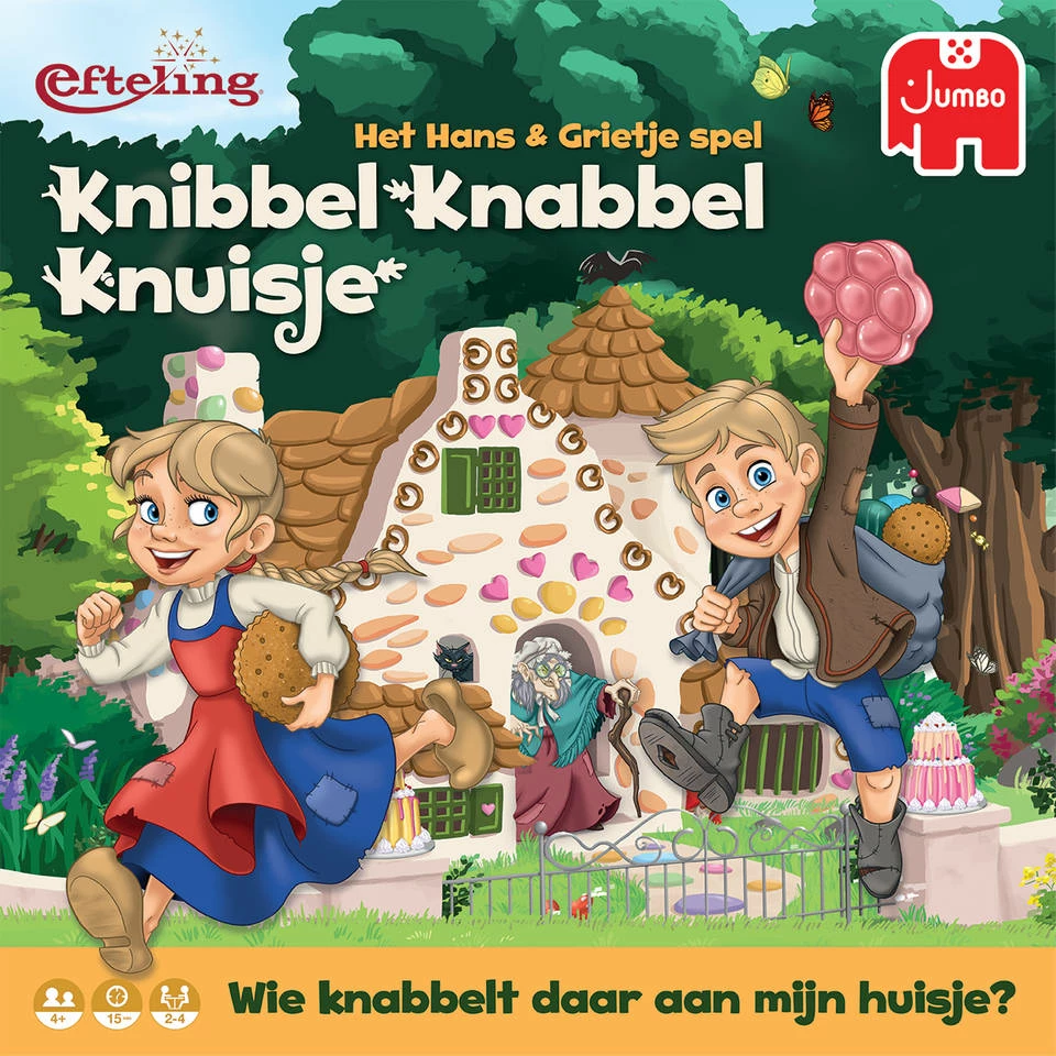 Jumbo Knibbel Knabbel Knuisje Efteling 2 Jumbo Knibbel Knabbel Knuisje Efteling - Afbeelding 2
