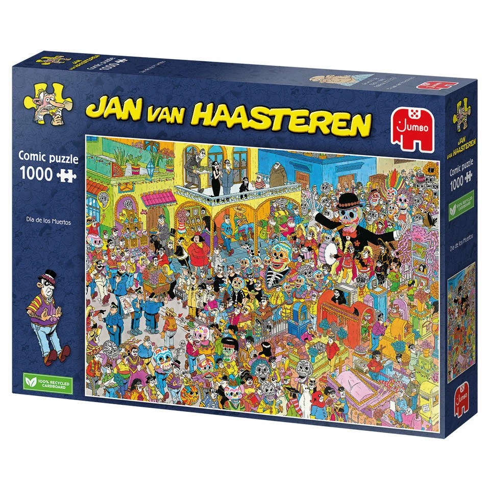 Jumbo Jan Van Haasteren Puzzel Dia De Los Muertos - 1000 Stukjes 4 Jumbo Jan Van Haasteren Puzzel Dia De Los Muertos - 1000 Stukjes - Afbeelding 4