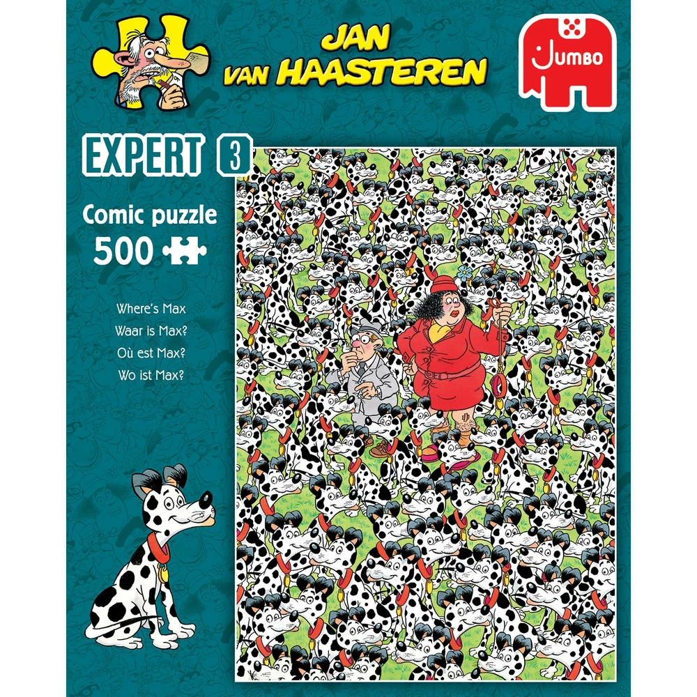 Jumbo Jan Van Haasteren Puzzel Expert 3: Waar Is Max? 2 Jumbo Jan Van Haasteren Puzzel Expert 3: Waar Is Max? - Afbeelding 2