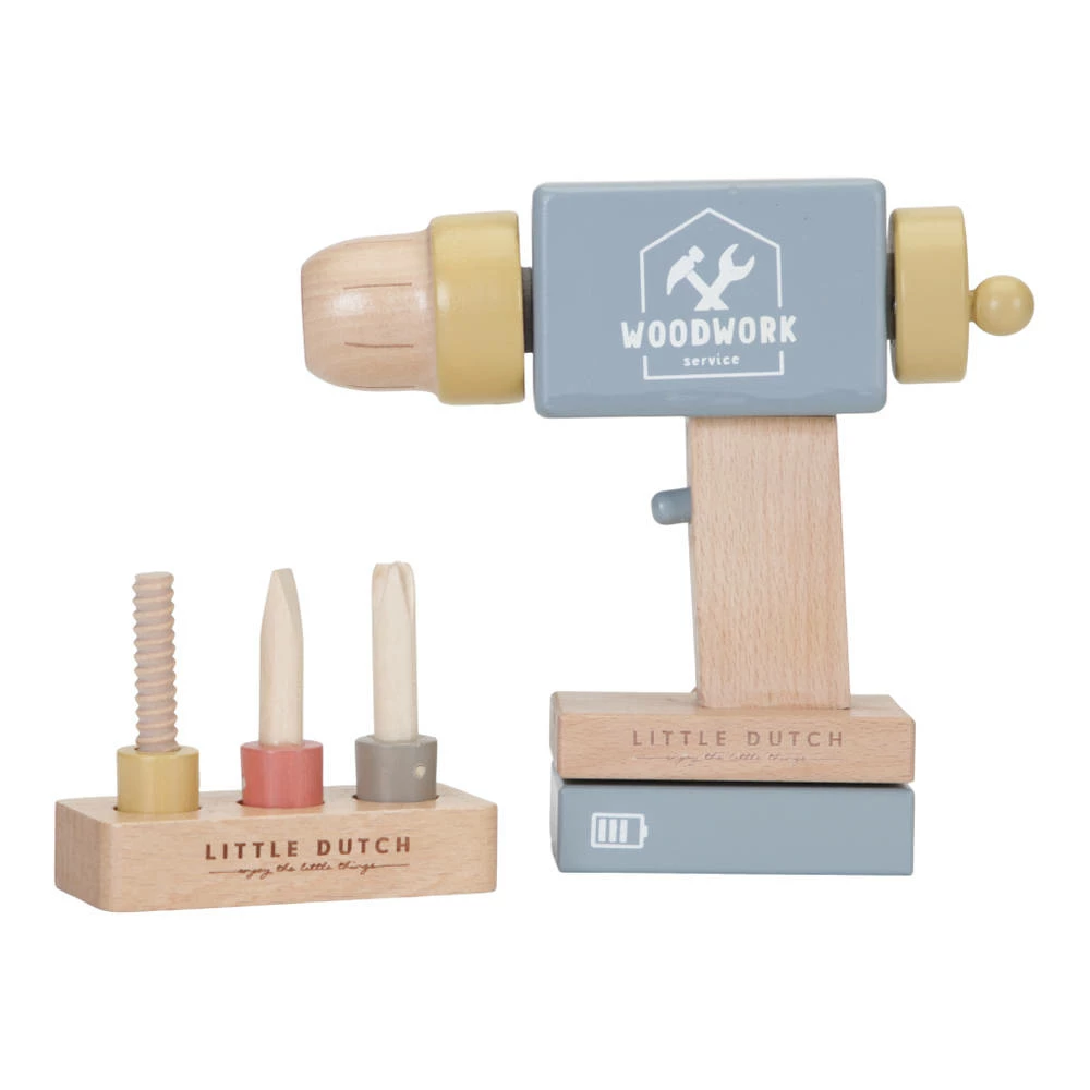 Little Dutch Houten Boormachine 2 Little Dutch Houten Boormachine - Afbeelding 2