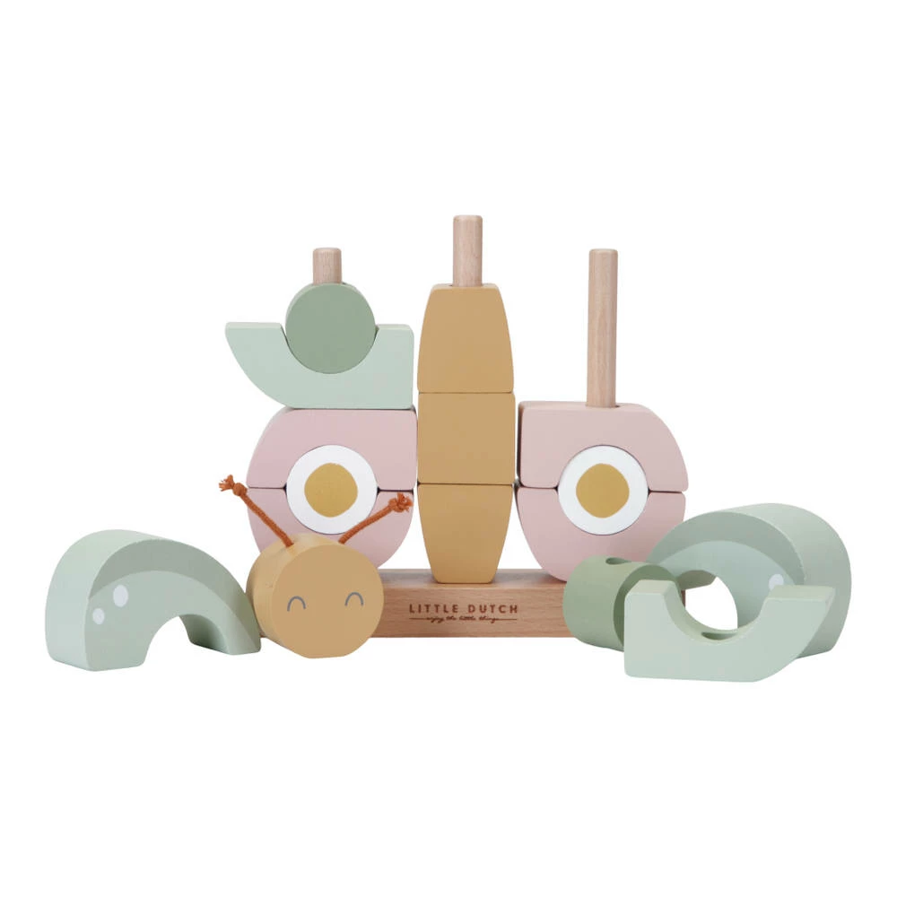 Little Dutch Flowers & Butterflies Stapelblokken Vlinder 4 Little Dutch Flowers & Butterflies Stapelblokken Vlinder - Afbeelding 4