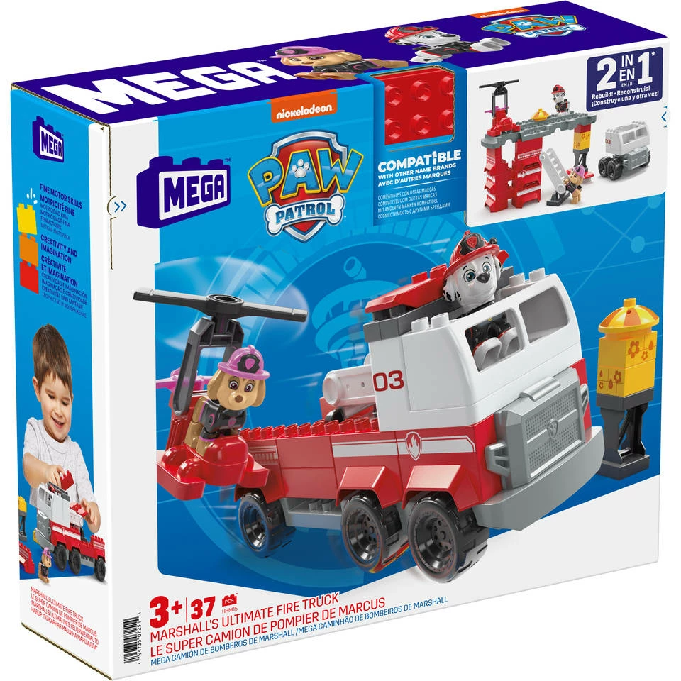 Mega Bloks Junior Builders PAW Patrol Marshalls Ultieme Brandweerwagen 3 Mega Bloks Junior Builders PAW Patrol Marshalls Ultieme Brandweerwagen - Afbeelding 3