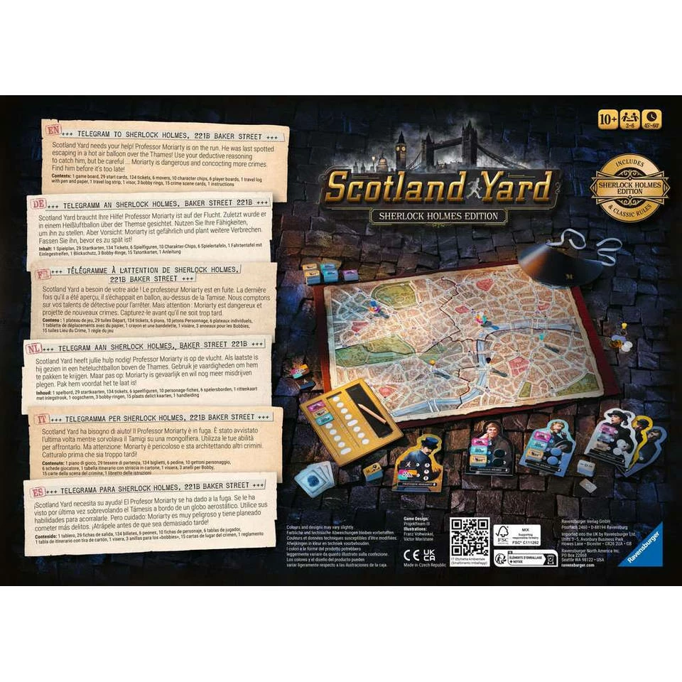 Ravensburger Scotland Yard Sherlock Holmes Edition 3 Ravensburger Scotland Yard Sherlock Holmes Edition - Afbeelding 3