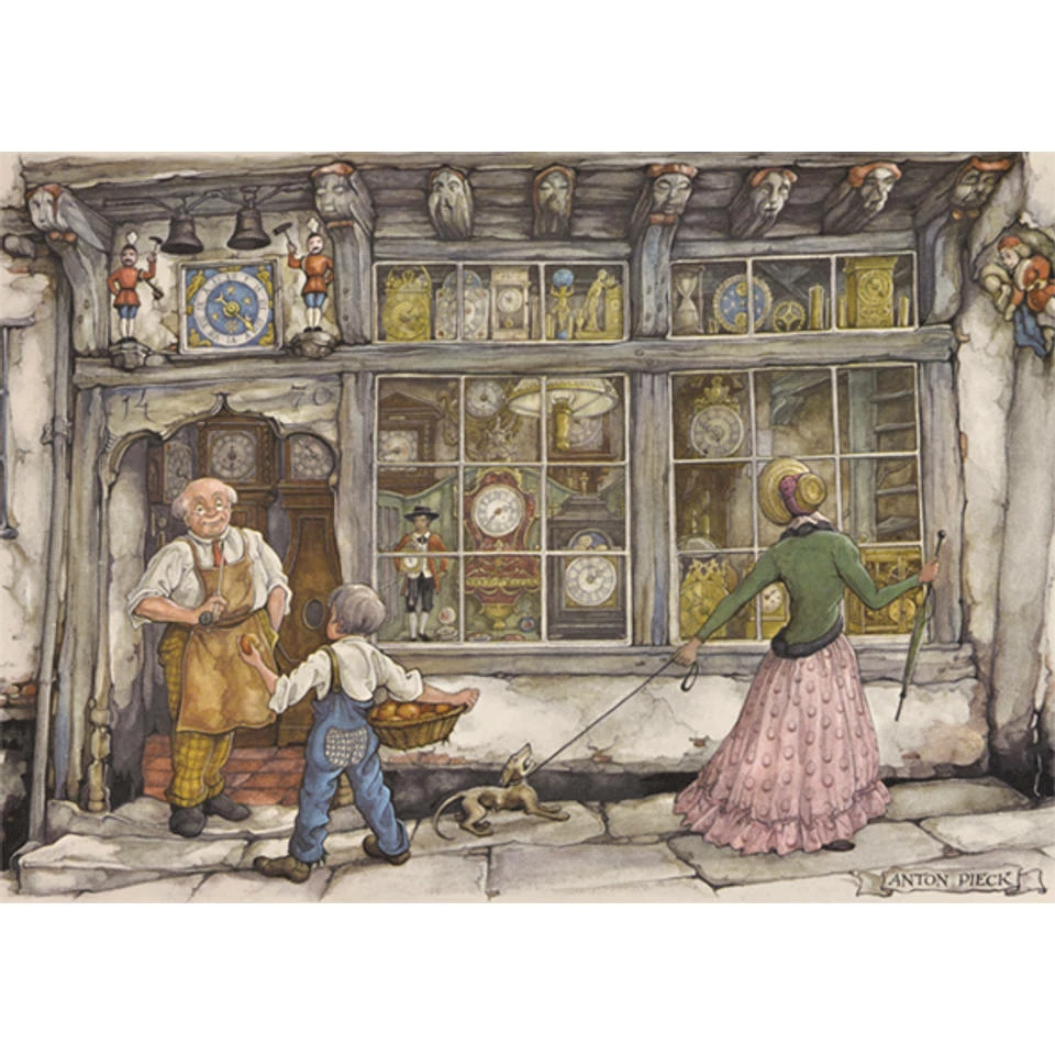 Jumbo Premium Collection Anton Pieck Puzzel De Klokkenwinkel - 1000 Stukjes 3 Jumbo Premium Collection Anton Pieck Puzzel De Klokkenwinkel - 1000 Stukjes - Afbeelding 3