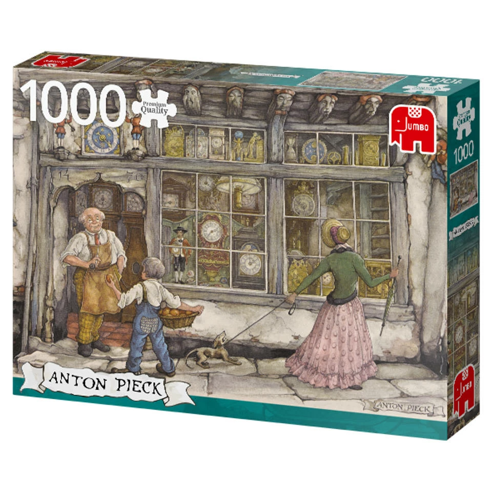 Jumbo Premium Collection Anton Pieck Puzzel De Klokkenwinkel - 1000 Stukjes 4 Jumbo Premium Collection Anton Pieck Puzzel De Klokkenwinkel - 1000 Stukjes - Afbeelding 4