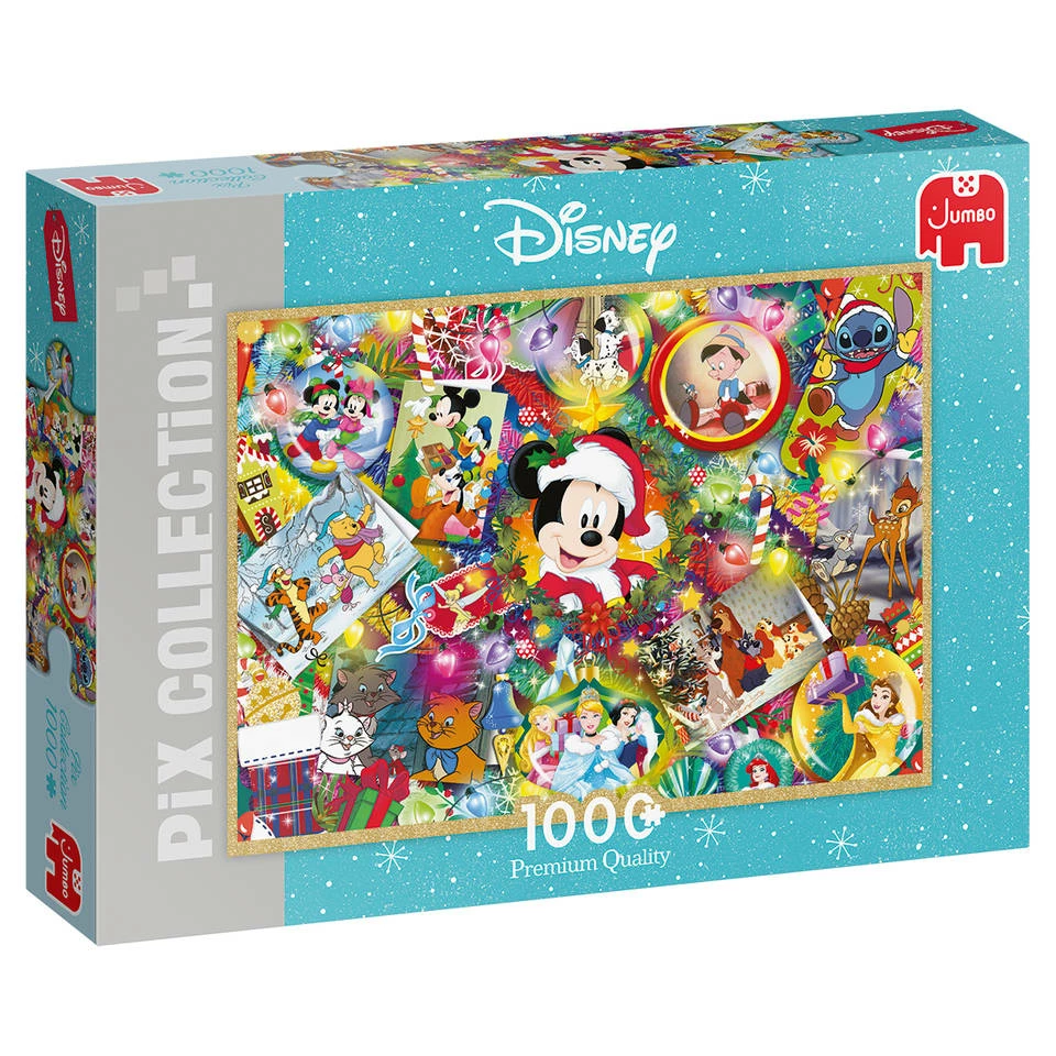 Jumbo Disney Pix Collection Puzzel Kerstmis - 1000 Stukjes 1 Jumbo Disney Pix Collection Puzzel Kerstmis - 1000 Stukjes