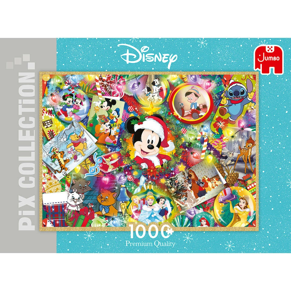 Jumbo Disney Pix Collection Puzzel Kerstmis - 1000 Stukjes 2 Jumbo Disney Pix Collection Puzzel Kerstmis - 1000 Stukjes - Afbeelding 2
