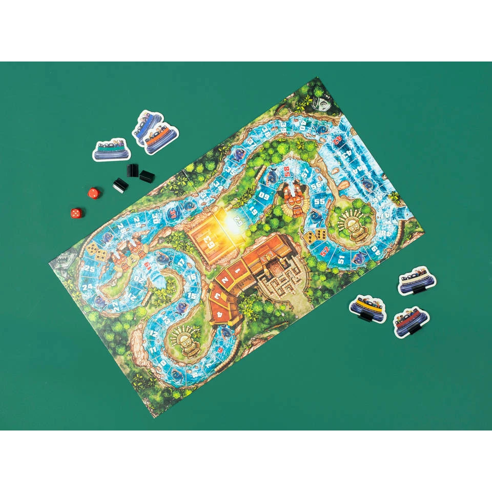 Jumbo Efteling Ganzenbord Pirana Wildwaterspel 4 Jumbo Efteling Ganzenbord Pirana Wildwaterspel - Afbeelding 4