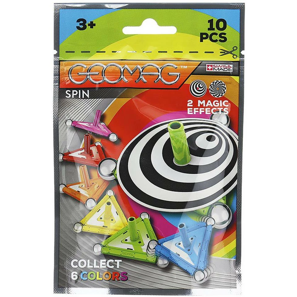 Geomag Panels Spinner Bouwset - 10 Stukjes 1 Geomag Panels Spinner Bouwset - 10 Stukjes