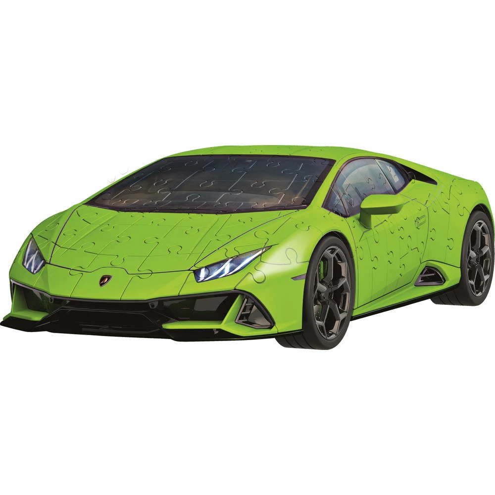 Ravensburger 3D-puzzel Groene Lamborghini Huracán EVO - 108 Stukjes 3 Ravensburger 3D-puzzel Groene Lamborghini Huracán EVO - 108 Stukjes - Afbeelding 3