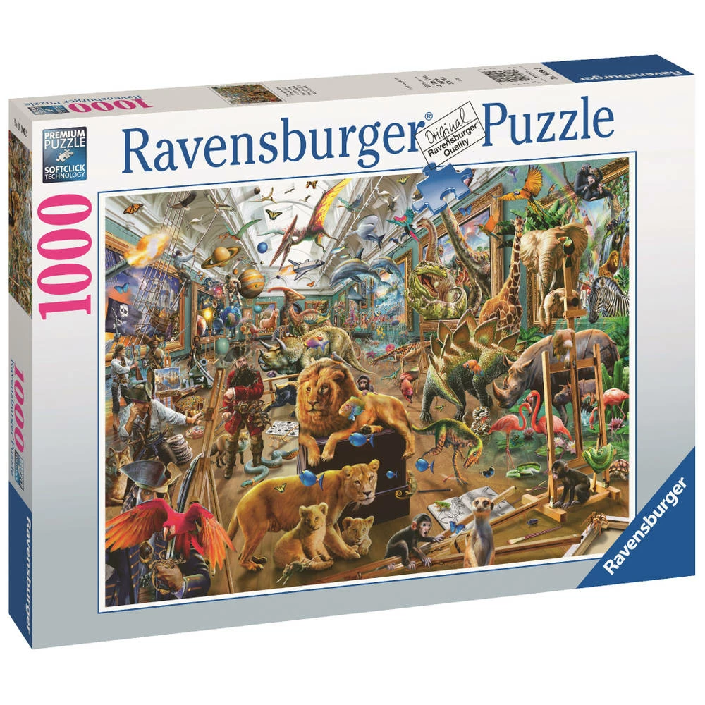 Ravensburger Puzzel Chaos In De Galerie - 1000 Stukjes 3 Ravensburger Puzzel Chaos In De Galerie - 1000 Stukjes - Afbeelding 3