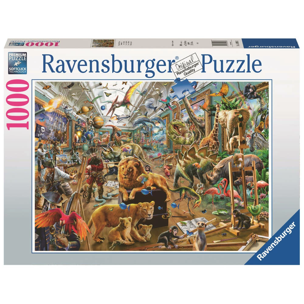 Ravensburger Puzzel Chaos In De Galerie - 1000 Stukjes 1 Ravensburger Puzzel Chaos In De Galerie - 1000 Stukjes