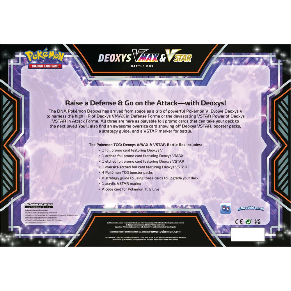 ASMODEE Pokémon TCG VMAX & VSTAR Battle Box Deoxys 4 ASMODEE Pokémon TCG VMAX & VSTAR Battle Box Deoxys - Afbeelding 4