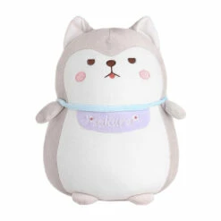 Miniso Pluchen Husky Sakura - Grijs