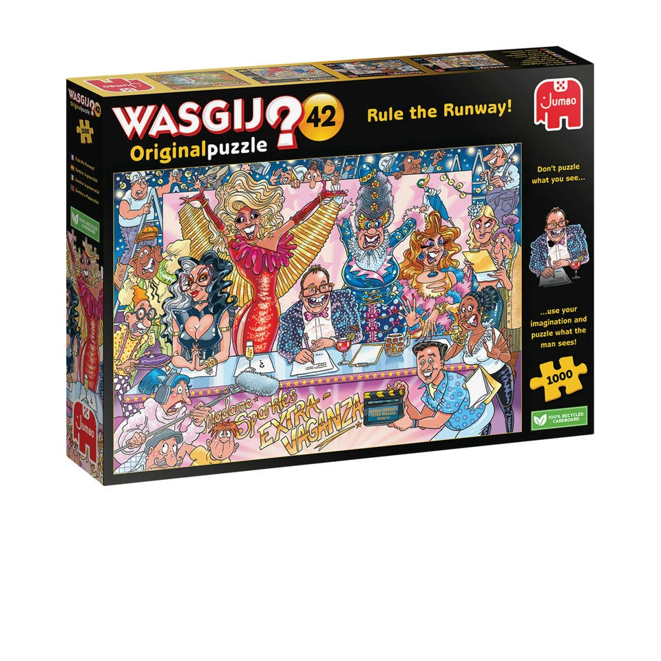 Jumbo Wasgij Original 42 Puzzel Glitter En Schitter - 1000 Stukjes 1 Jumbo Wasgij Original 42 Puzzel Glitter En Schitter - 1000 Stukjes