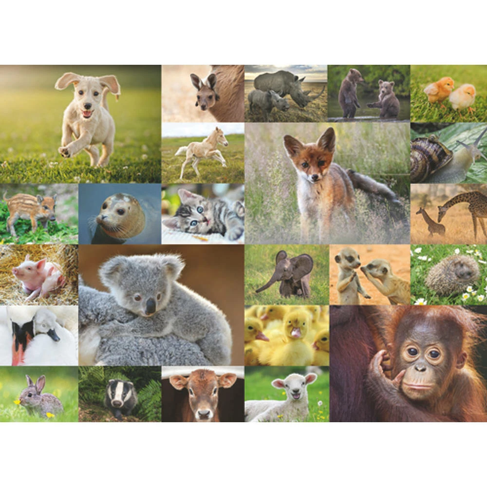 Ravensburger XXL Puzzel Schattige Babydieren - 200 Stukjes 3 Ravensburger XXL Puzzel Schattige Babydieren - 200 Stukjes - Afbeelding 3