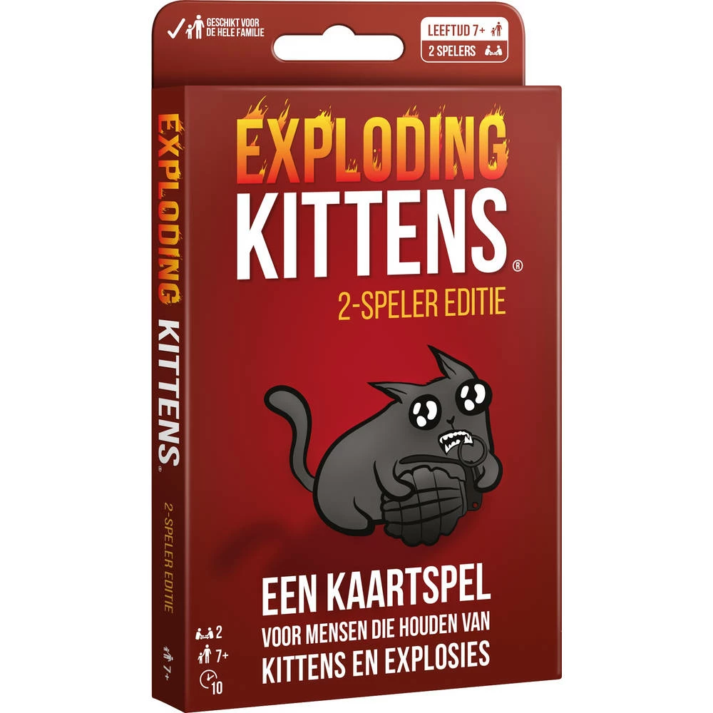ASMODEE Exploding Kittens 2 Speler Editie 2 ASMODEE Exploding Kittens 2 Speler Editie - Afbeelding 2