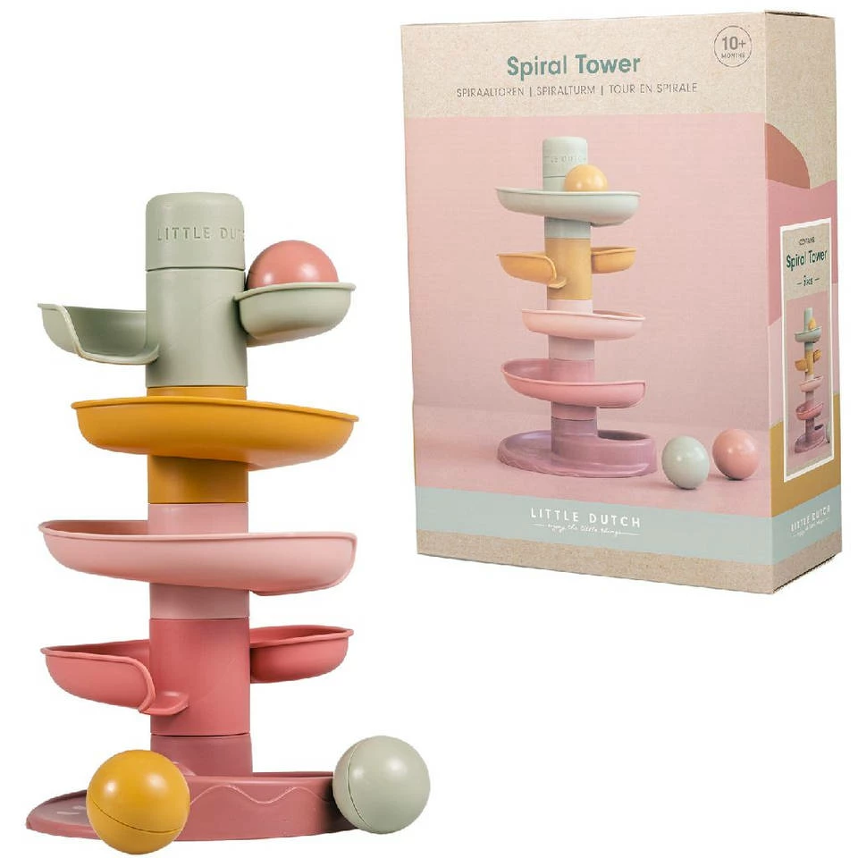 Little Dutch Spiraaltoren - Roze 1 Little Dutch Spiraaltoren - Roze