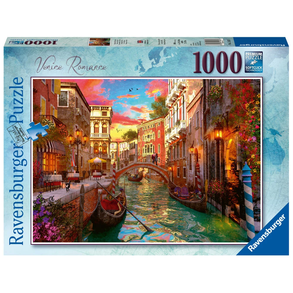Ravensburger Puzzel Venice Romance - 1000 Stukjes 1 Ravensburger Puzzel Venice Romance - 1000 Stukjes
