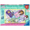 Ravensburger Puzzel Gabby's Poppenhuis - 2 X 12 Stukjes