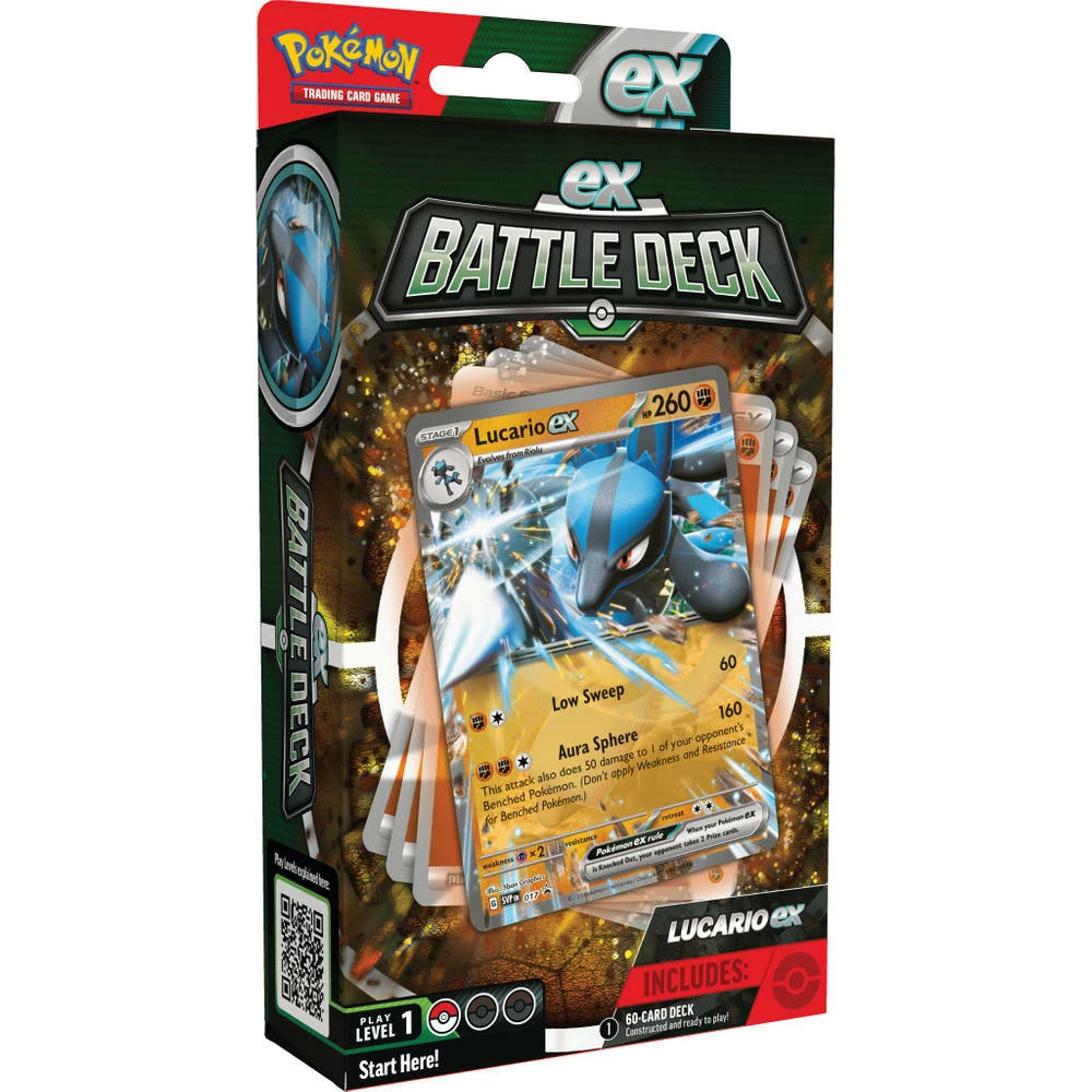 ASMODEE Pokémon TCG Ex Battle Deck Lucario 1 ASMODEE Pokémon TCG Ex Battle Deck Lucario