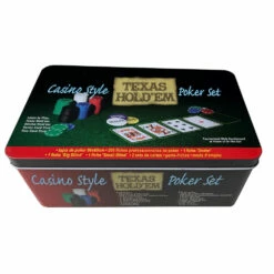 Johntoy Poker Chips In Tin Box Set