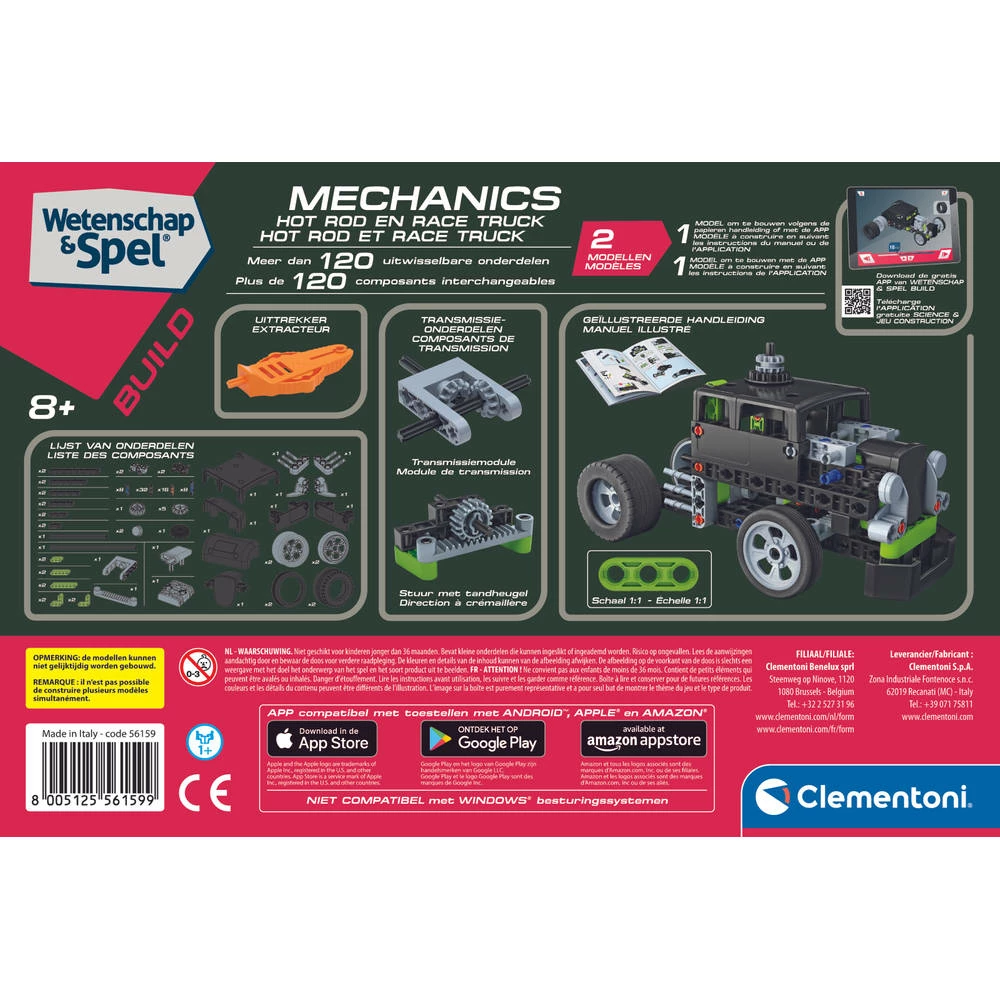 Clementoni Hot Rod En Racetruck Bouwset 6 Clementoni Hot Rod En Racetruck Bouwset - Afbeelding 6