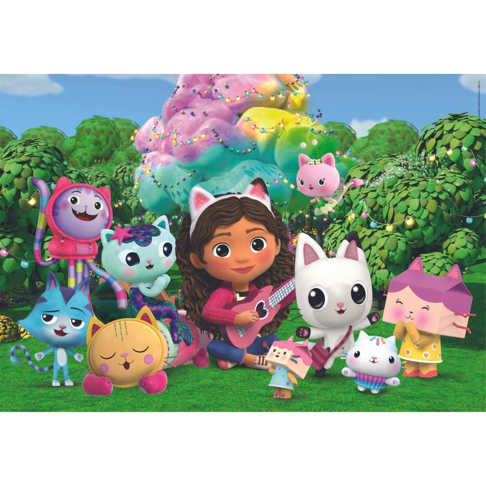 Clementoni Gabby’s Poppenhuis Super Color Puzzel Park Maxi - 24 Stukjes 2 Clementoni Gabby’s Poppenhuis Super Color Puzzel Park Maxi - 24 Stukjes - Afbeelding 2