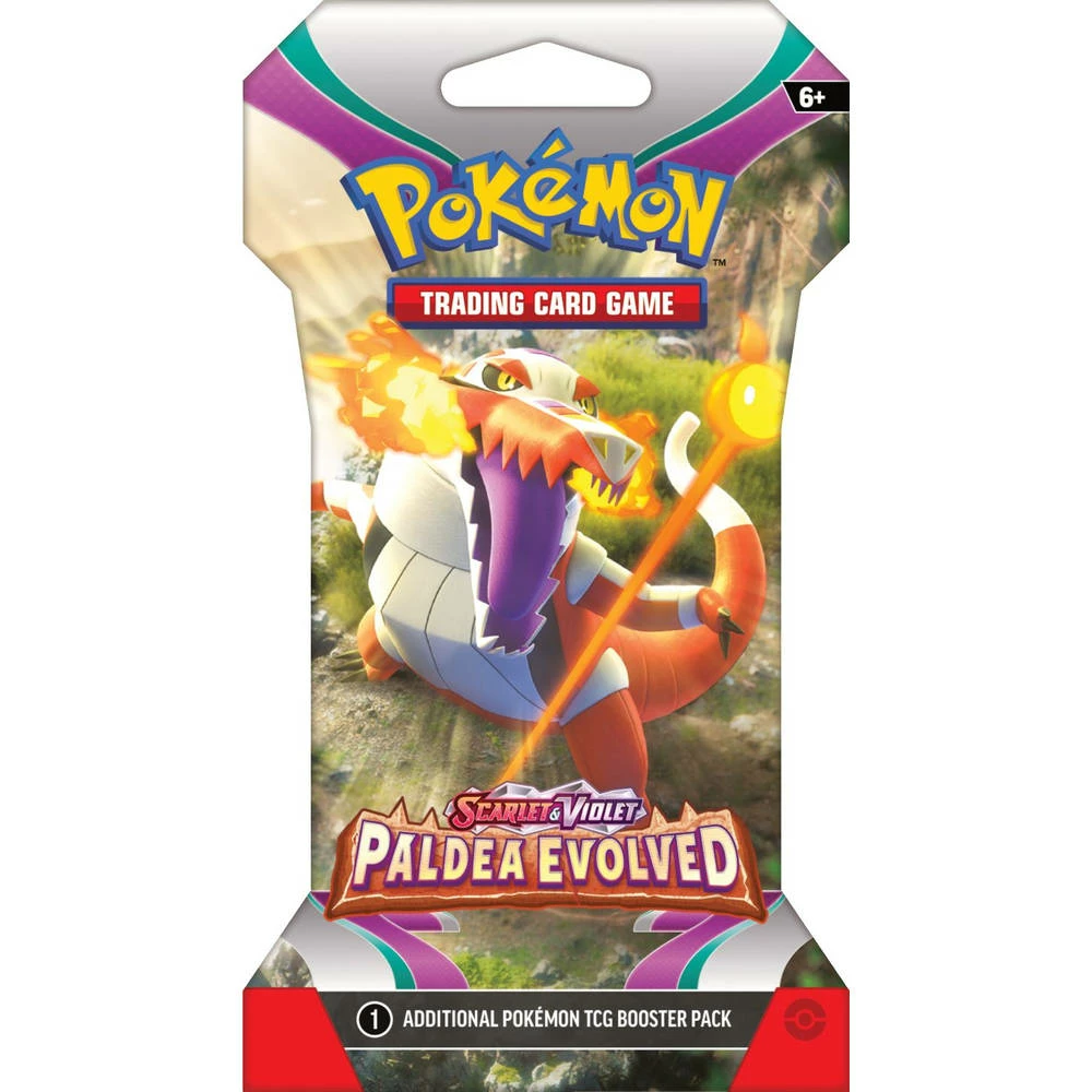 ASMODEE Pokémon TCG Scarlet & Violet Paldea Evolved Sleeved Booster 3 ASMODEE Pokémon TCG Scarlet & Violet Paldea Evolved Sleeved Booster - Afbeelding 3