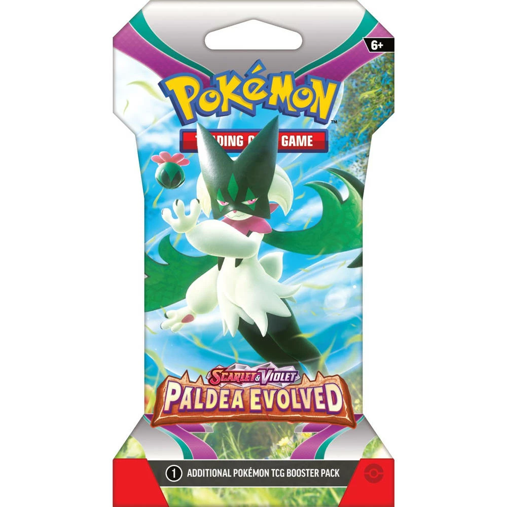 ASMODEE Pokémon TCG Scarlet & Violet Paldea Evolved Sleeved Booster 2 ASMODEE Pokémon TCG Scarlet & Violet Paldea Evolved Sleeved Booster - Afbeelding 2
