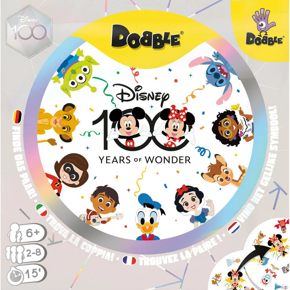 No Brand Dobble Disney 100 Years Of Wonder 2 No Brand Dobble Disney 100 Years Of Wonder - Afbeelding 2