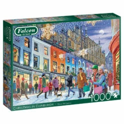 Jumbo Falcon De Luxe Puzzel Christmas In Edinburgh - 1000 Stukjes