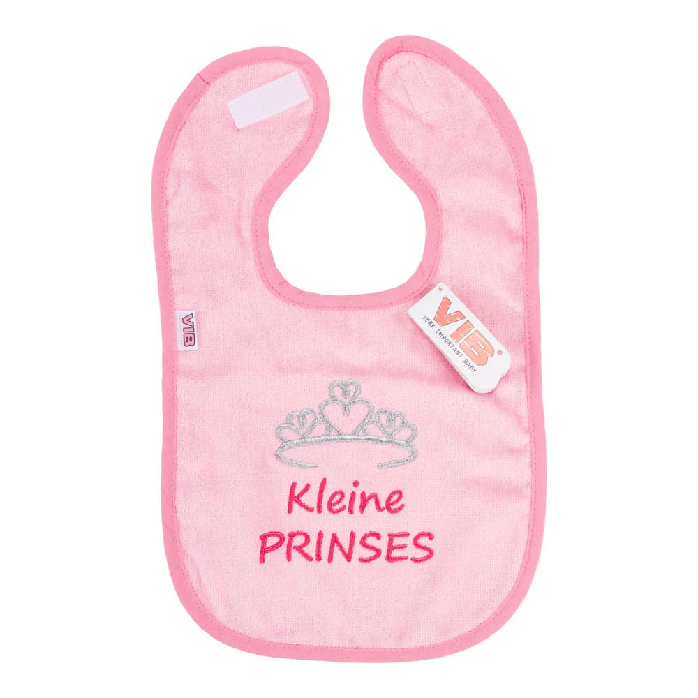 No Brand VIB Kleine Prinses Slabbetje - Roze 1 No Brand VIB Kleine Prinses Slabbetje - Roze