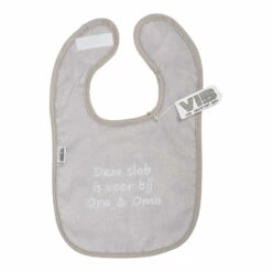 No Brand VIB Deze Slab Is Voor Bij Opa En Oma Slabbetje - Grijs