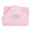 No Brand VIB Badcape Very Important Baby - Roze/zilver