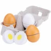 No Brand New Classic Toys Houten Eieren Set 4-delig