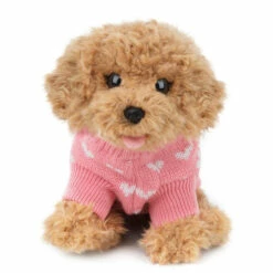 No Brand Studio Pets Cookie Knuffelhond Met Truitje - 23 Cm
