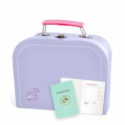 No Brand Studio Pets Koffertje Voor 16 Cm Knuffels - Lila