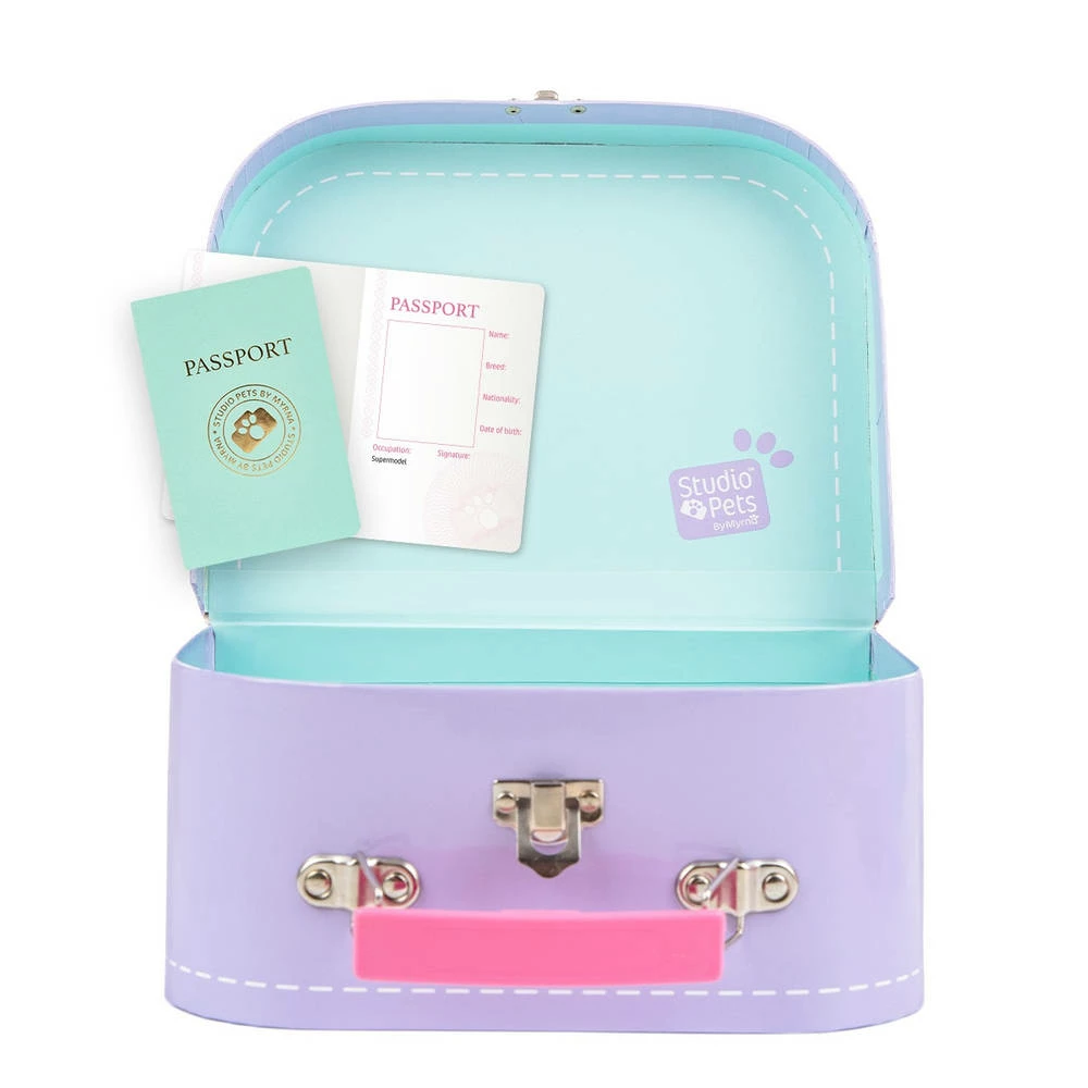 No Brand Studio Pets Koffertje Voor 16 Cm Knuffels - Lila 2 No Brand Studio Pets Koffertje Voor 16 Cm Knuffels - Lila - Afbeelding 2