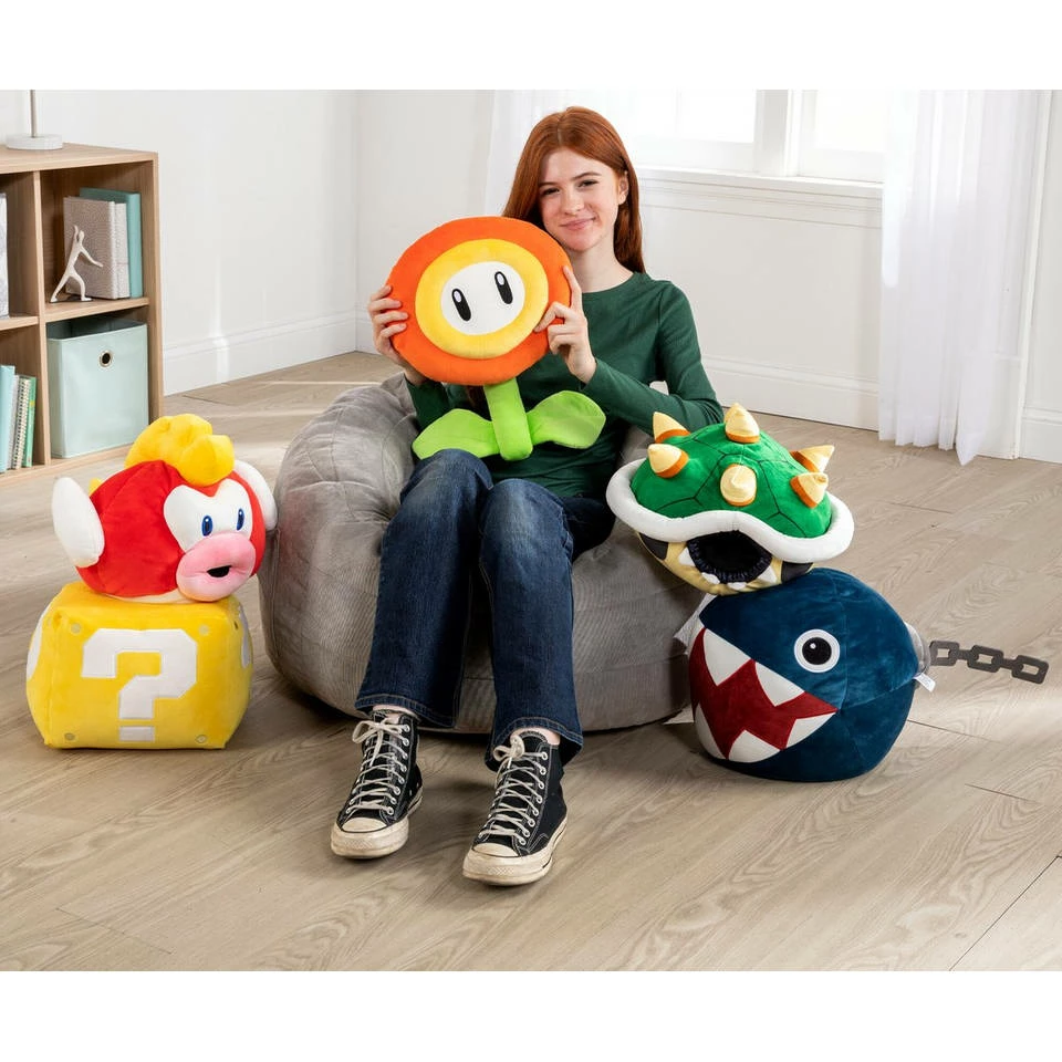 No Brand Mocchi Mocchi Super Mario Mega Bowser Shell Knuffel - 23 Cm 4 No Brand Mocchi Mocchi Super Mario Mega Bowser Shell Knuffel - 23 Cm - Afbeelding 4