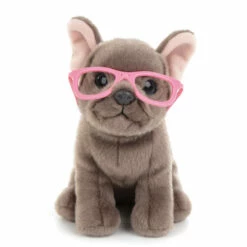 No Brand Studio Pets Shady Knuffelhond Met Bril - 16 Cm