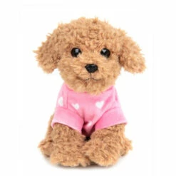 No Brand Studio Pets Cookie Knuffelhond Met Truitje - 16 Cm